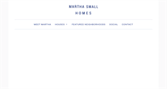 Desktop Screenshot of marthasmallhomes.com